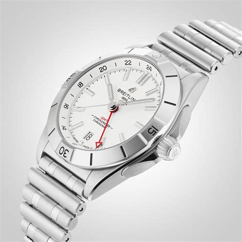 breitling white dial|breitling white face watch automatic.